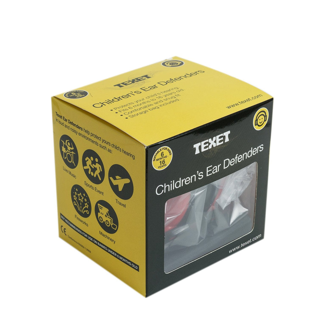 Children Ear Defenders, Red