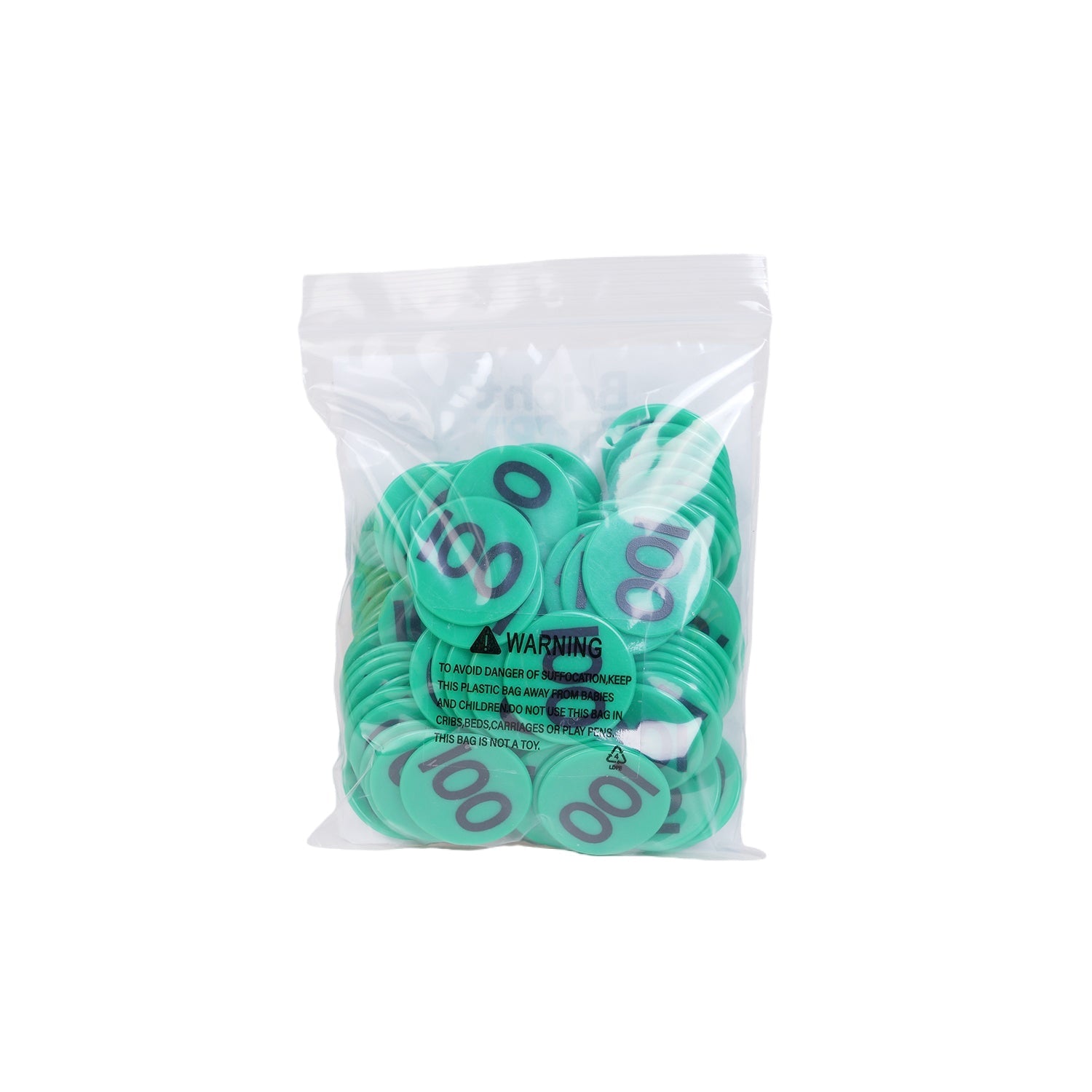 Place Value Counters Number One Hundred, Pack of 100